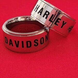 H-D Silver Spinner Ring
